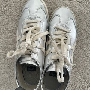 Onitsuka Tiger by Asics Silver Sneakers